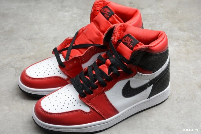 Satin Jordan High Retro CD0461-016 1 (W) Toe Black 0328